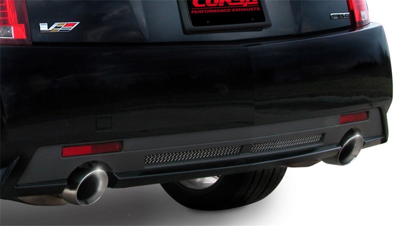 Cadillac CTS Performance Exhaust - CORSA Performance - Touring Axle-Back Dual Rear Exit - Polished - `09-`14